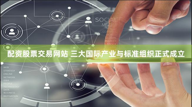 配资股票交易网站 三大国际产业与标准组织正式成立