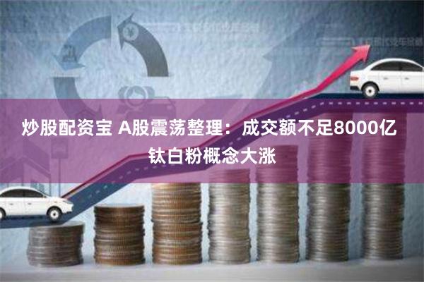 炒股配资宝 A股震荡整理：成交额不足8000亿 钛白粉概念大涨