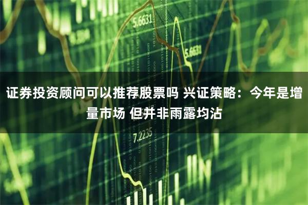 证券投资顾问可以推荐股票吗 兴证策略：今年是增量市场 但并非雨露均沾